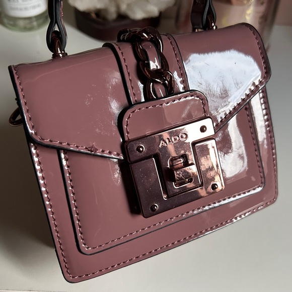 Brand new small mauve Aldo handbag - Picture 3 of 11